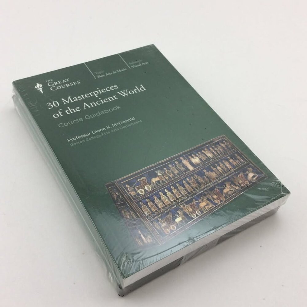 Great Courses 30 Masterpieces of the Ancient World Guidebook & 6 DVDs Sealed
